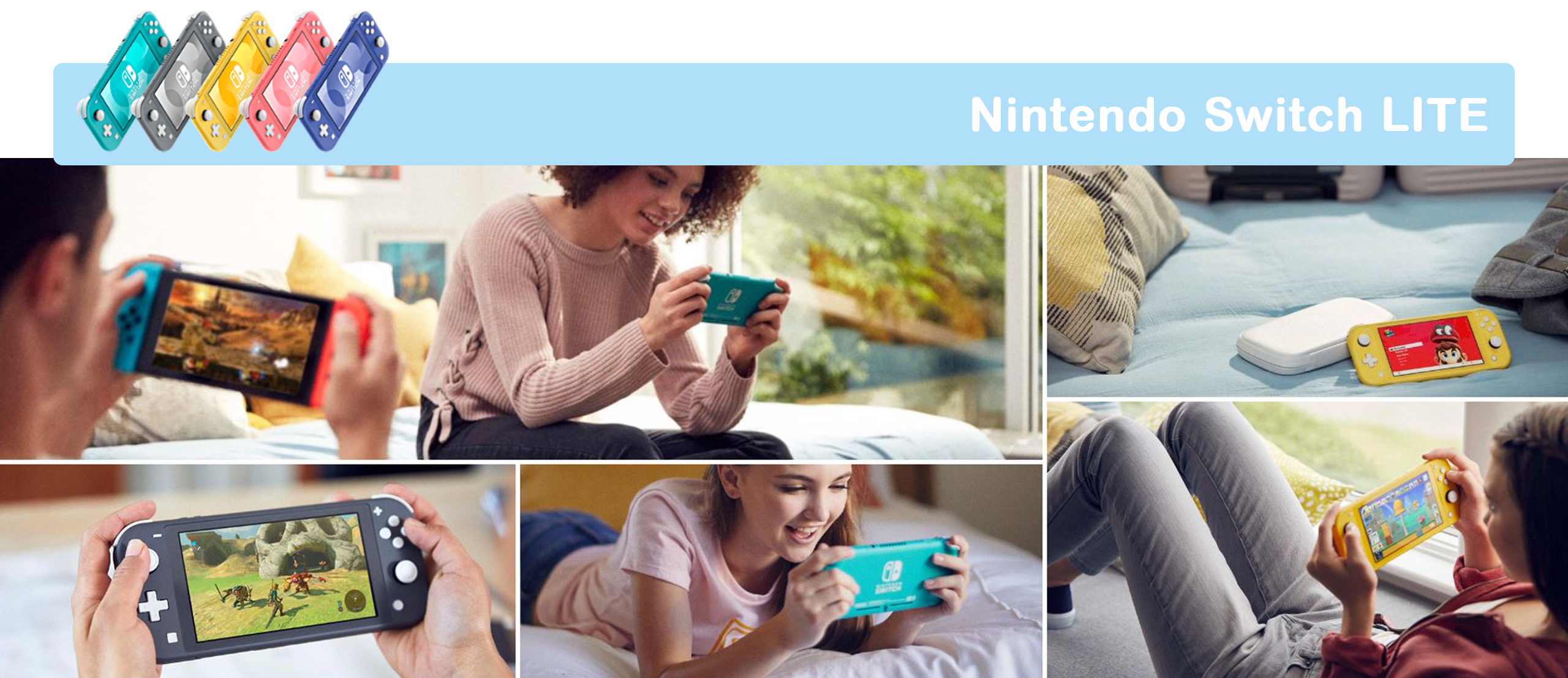 Die Nintendo Switch Lite ist perfekt für ein Handhelderlebnis - Bei GameStop sichern